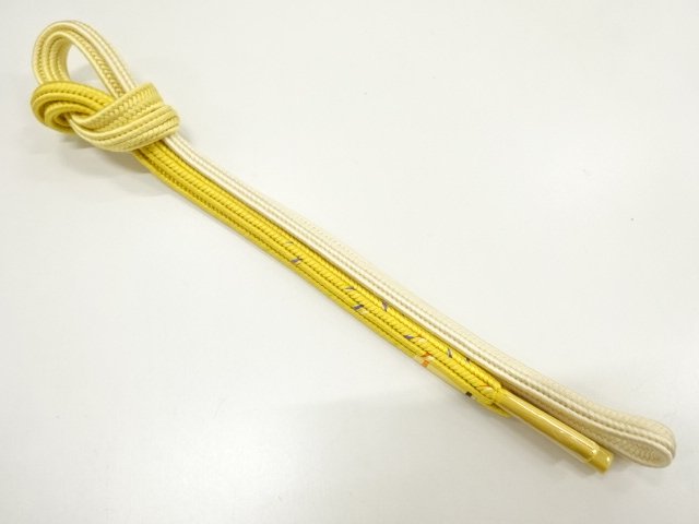 JAPANESE KIMONO / UNUSED HAND-TIED OBIJIME
